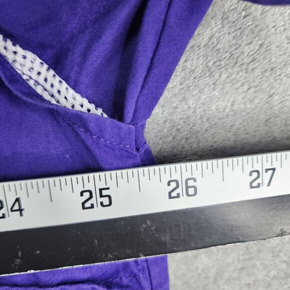 Mens Purple Columbia PFG Fishing Shirt Button Down Short Sleeve Size L - Picture 11 of 13
